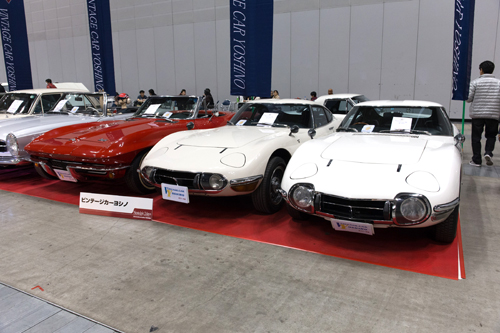 沢山のクラシックカーです。日本全国の人気ショップより多数の旧車が集まります。